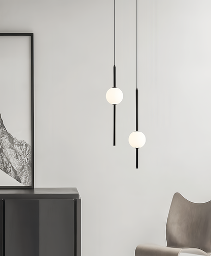 Nordic Black Pendant Light | Postmodern Illumination