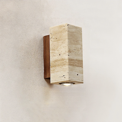 Travertine Stone Wall Light | Timeless Luxury for Your Space