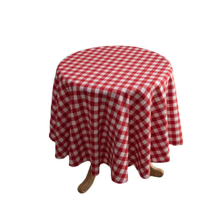 Christmas Tablecloth | Timeless Plaid Design, Easy Care, and Soft Comfort