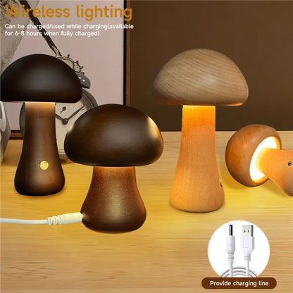 Cute Mushroom Night Light | Whimsical Bedroom Décor