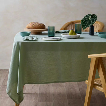 Linen Tablecloth | Dustproof, Various Sizes, Vibrant Colors