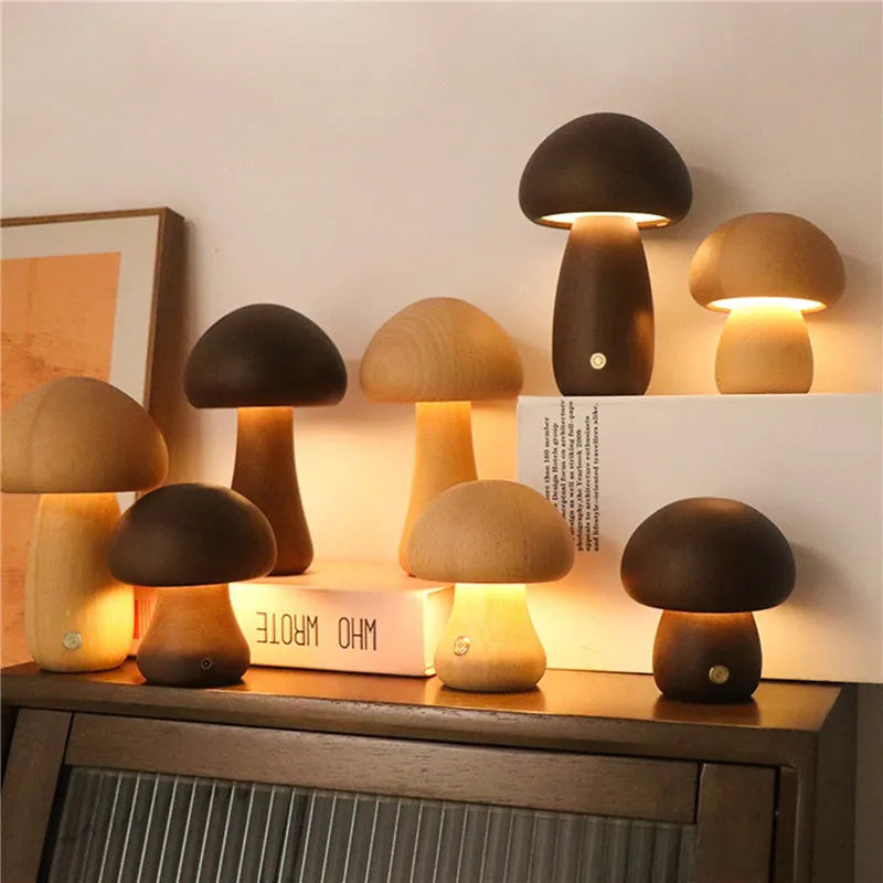 Cute Mushroom Night Light | Whimsical Bedroom Décor