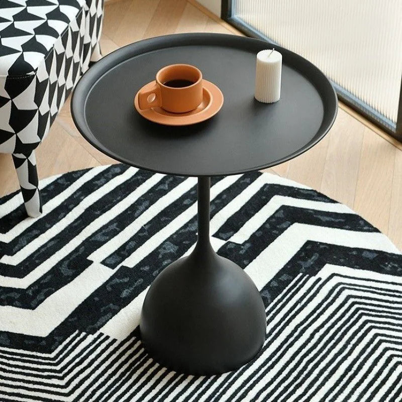 Contemporary Round Side Table: Sleek Design Meets Functionality