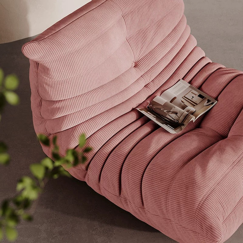 Corduroy Elegance: Cozy Togo Chair for Your Stylish Sanctuary